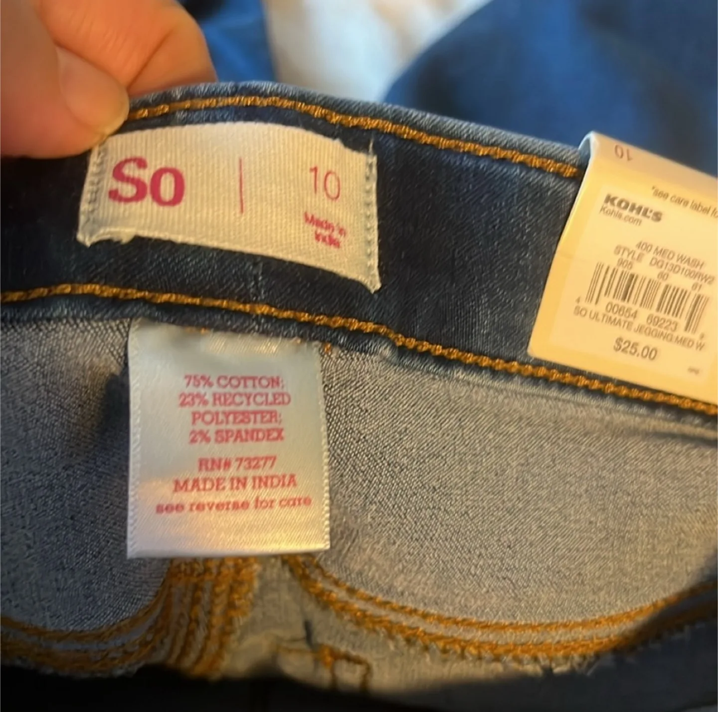 NWT So Ultimate Jeggings Jeans - Size 10 image indicator(5)