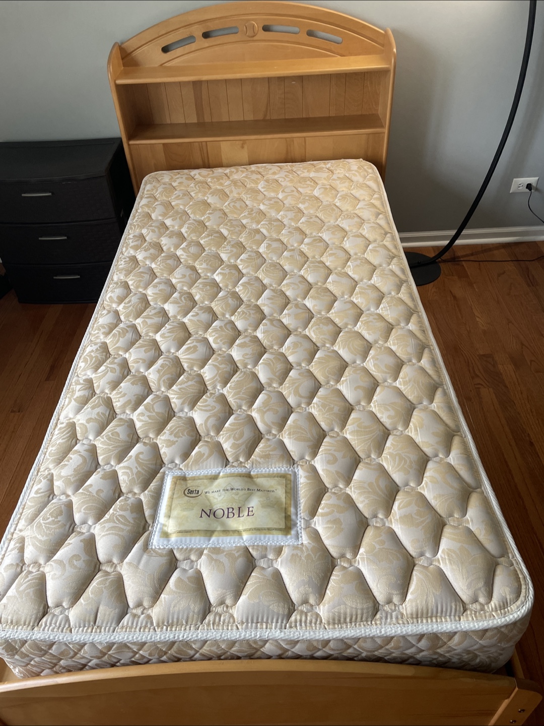 Golden Serta Twin Bed with Drawers and Shelf - photo 4