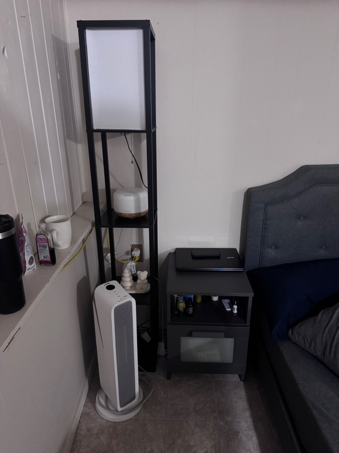 Modern Floor Lamp & Side Table Bundle