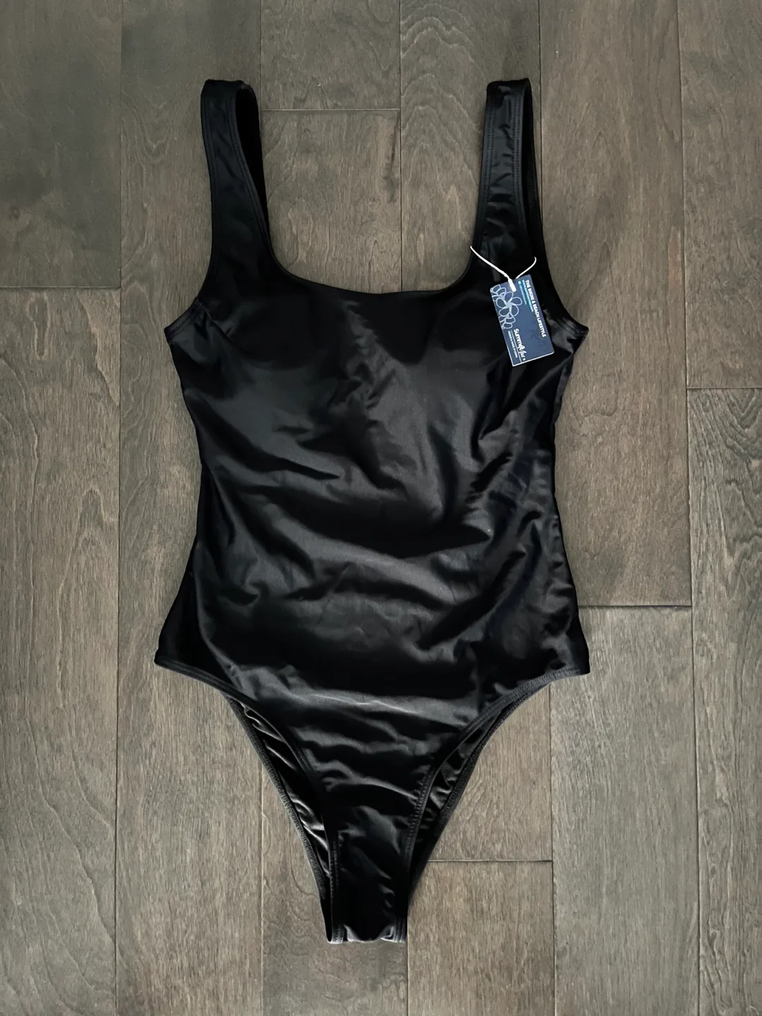 Black One Piece Bathing Suit thumbnail