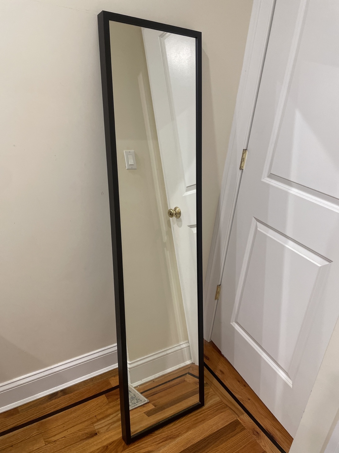 Tall Black Framed Mirror