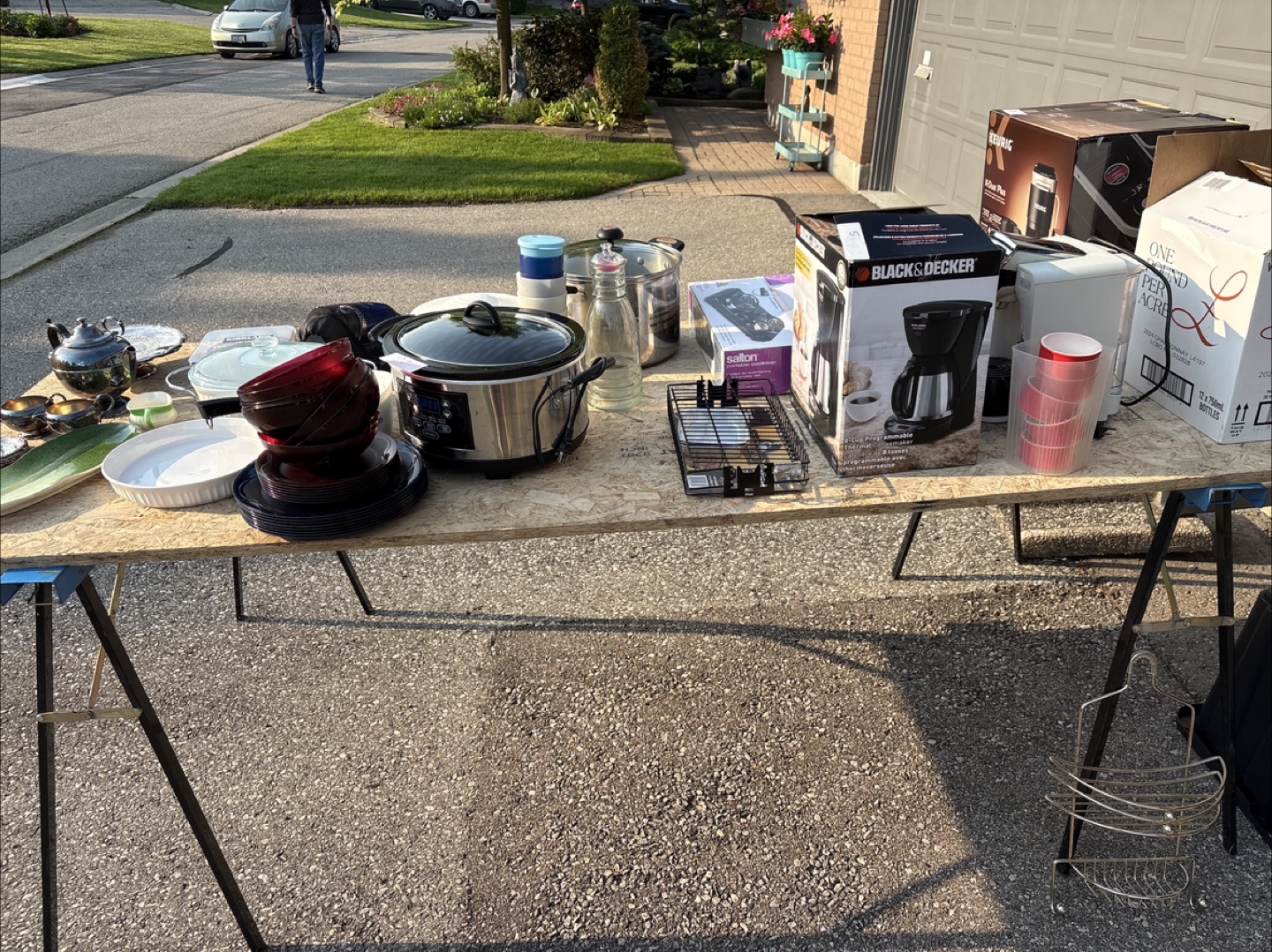 Community garage sale 8am-12pm today!!