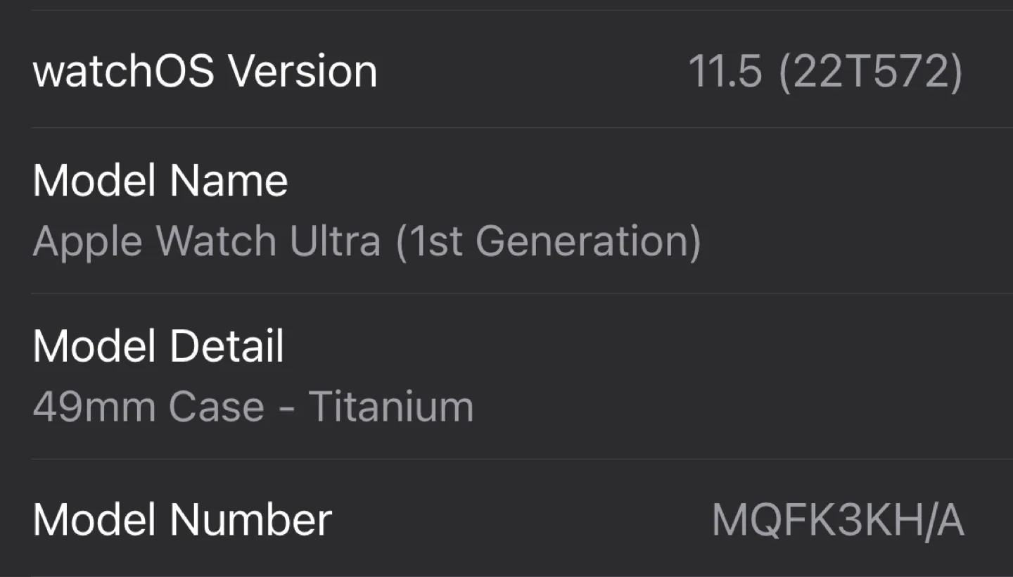 Apple Watch Ultra 1 with Extra Bands and Charging Cable image indicator(3)