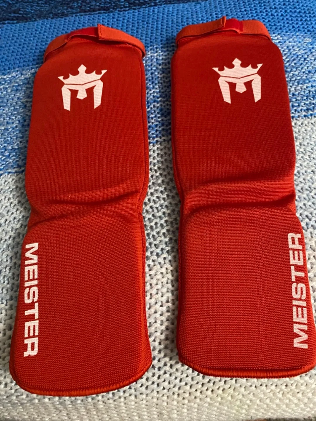 Meister MMA Shin Guards - Red thumbnail