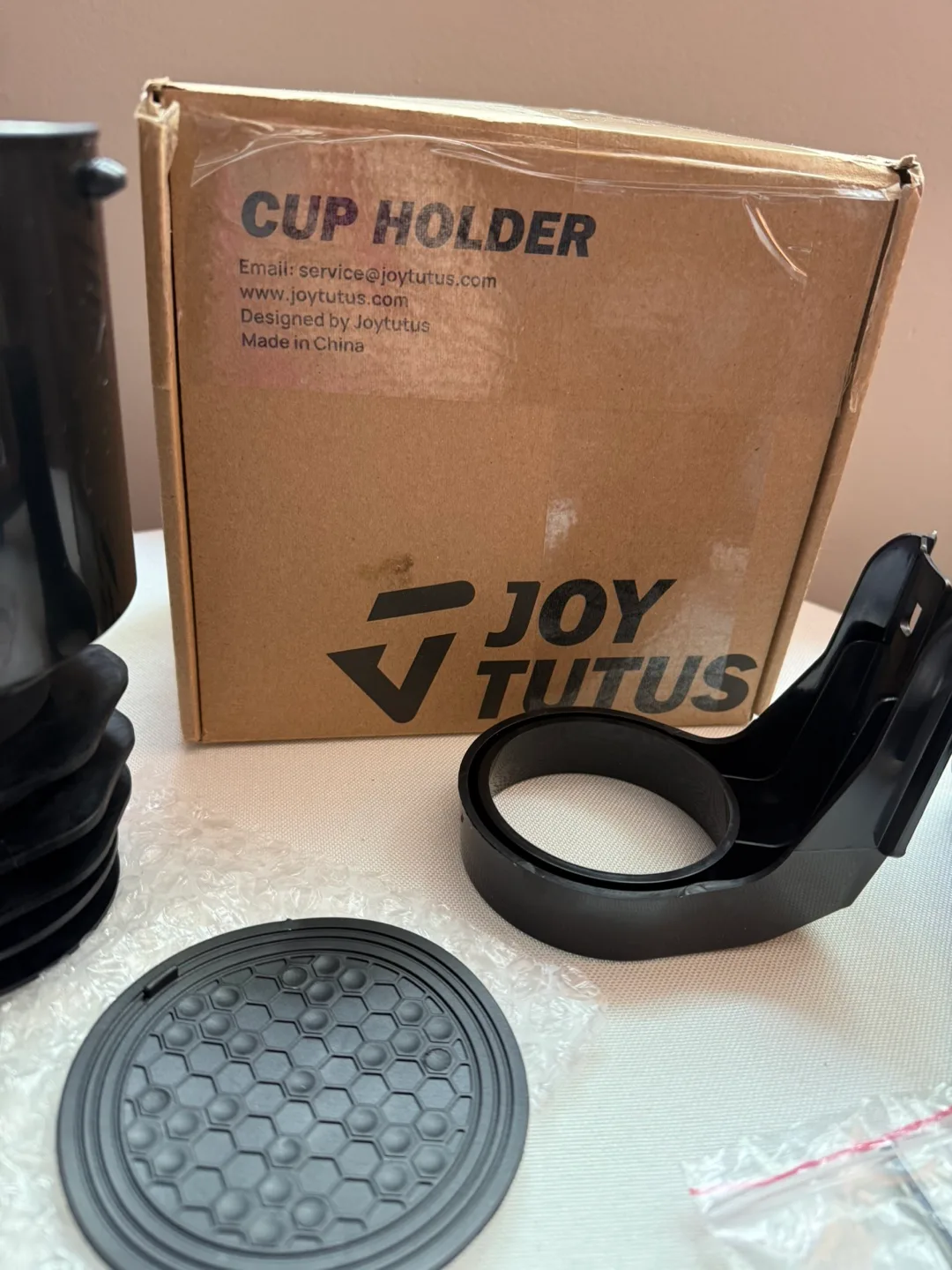 JOY TUTUS Car Phone Mount and Cup Holder image indicator(8)