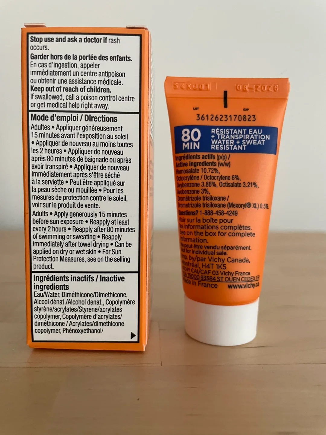 3x15ml  Vichy Capital Soleil UV Sport SPF 60 Exp 08/2026 image indicator(3)