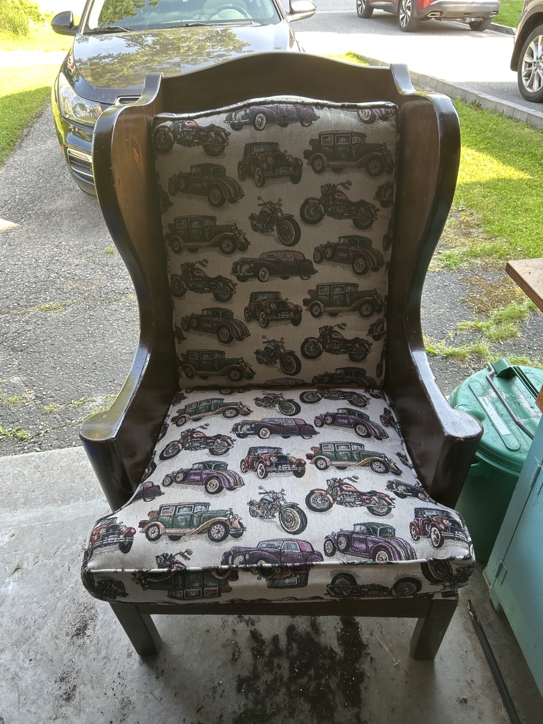 Vintage Wingback Chair