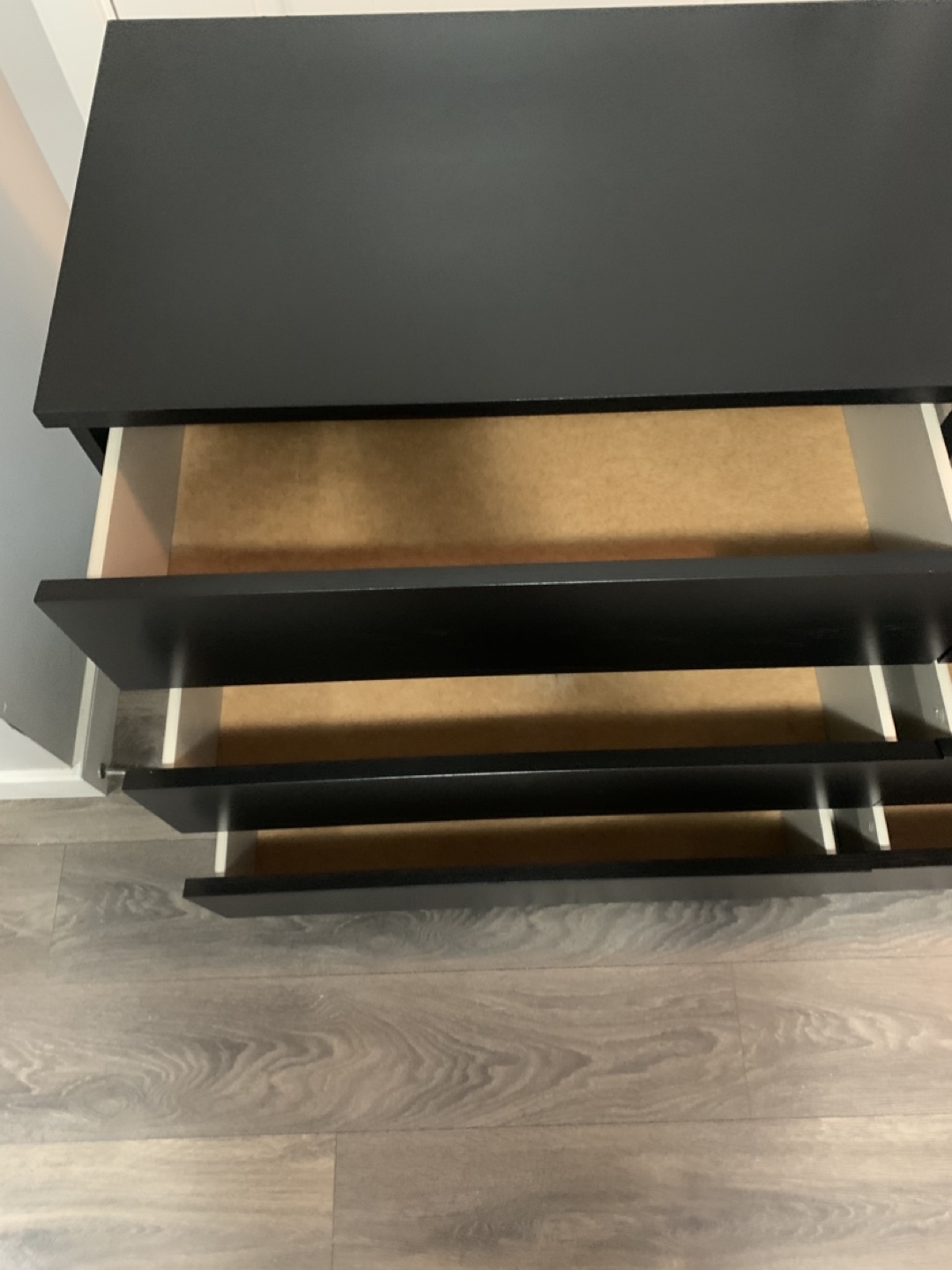 Black Dresser with 6 Drawers - photo 5