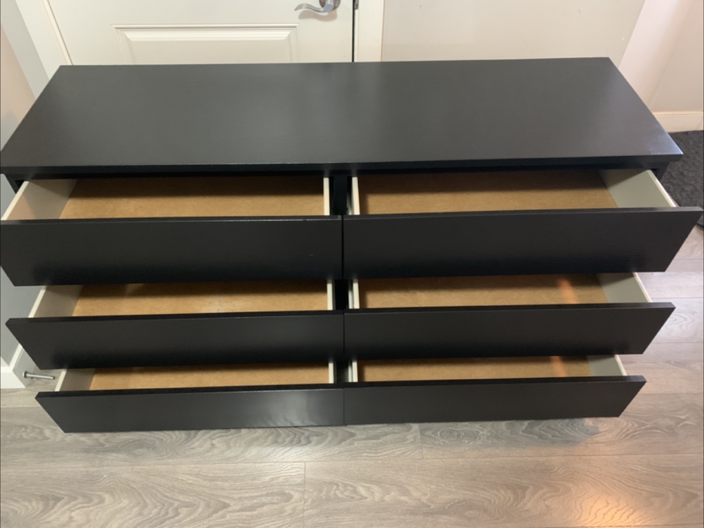 Black Dresser with 6 Drawers - photo 4