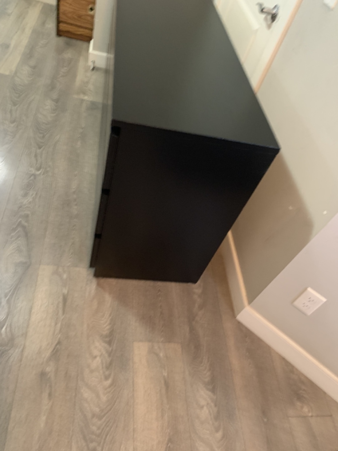 Black Dresser with 6 Drawers - photo 2