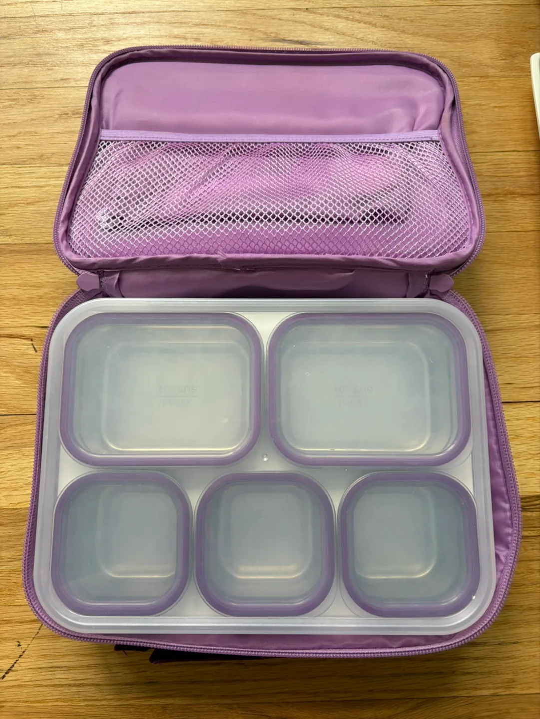 Purple Lunch Box with Containers for kids image indicator(2)