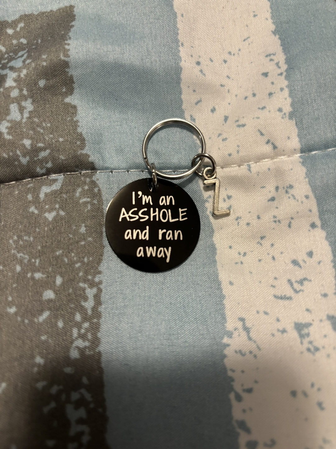 Keyring 'I'm an asshole and ran away'