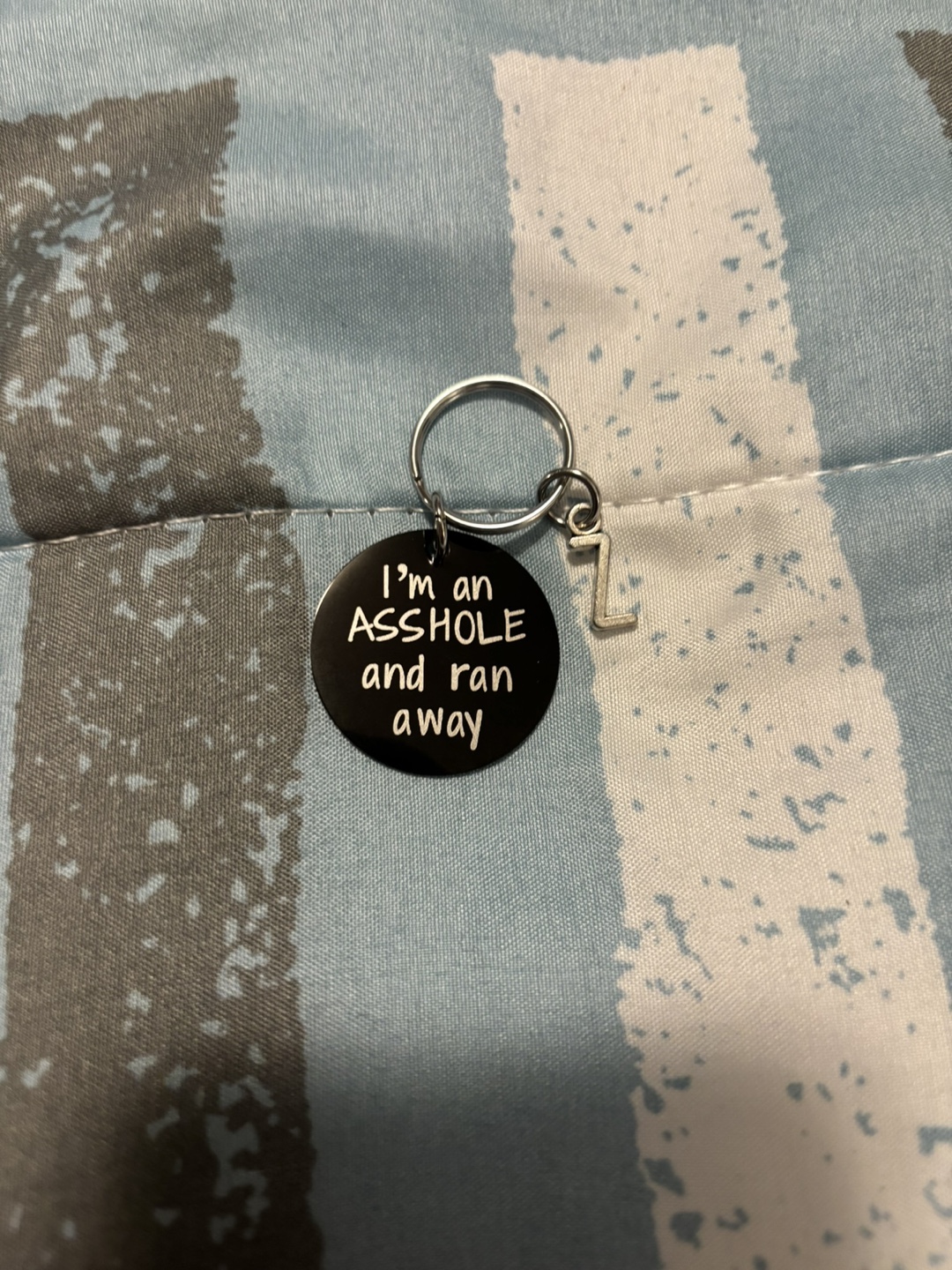 Keyring 'I'm an asshole and ran away' - photo 2
