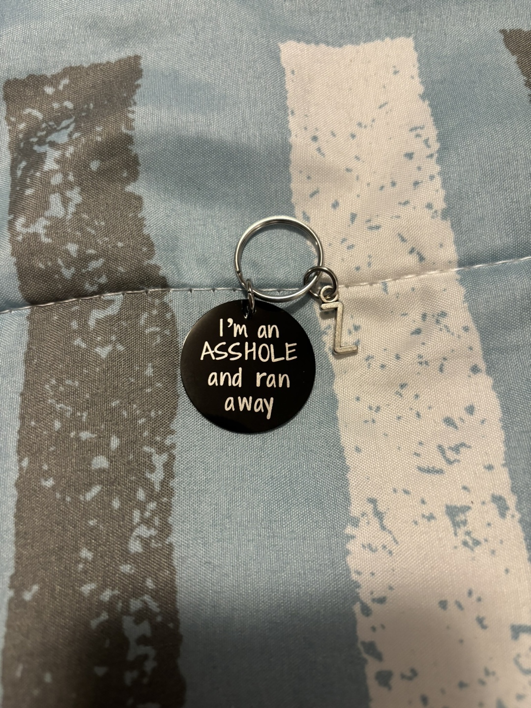 Keyring 'I'm an asshole and ran away' - photo 4