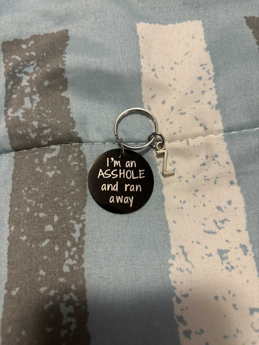 Keyring 'I'm an asshole and ran away' - photo 3