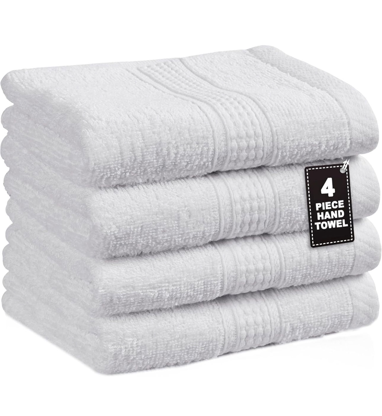 White Hand Towel Set - 4 Piece - photo 2