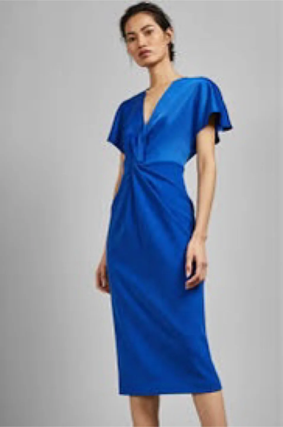 NWT Ted Baker Blue Dress size M thumbnail