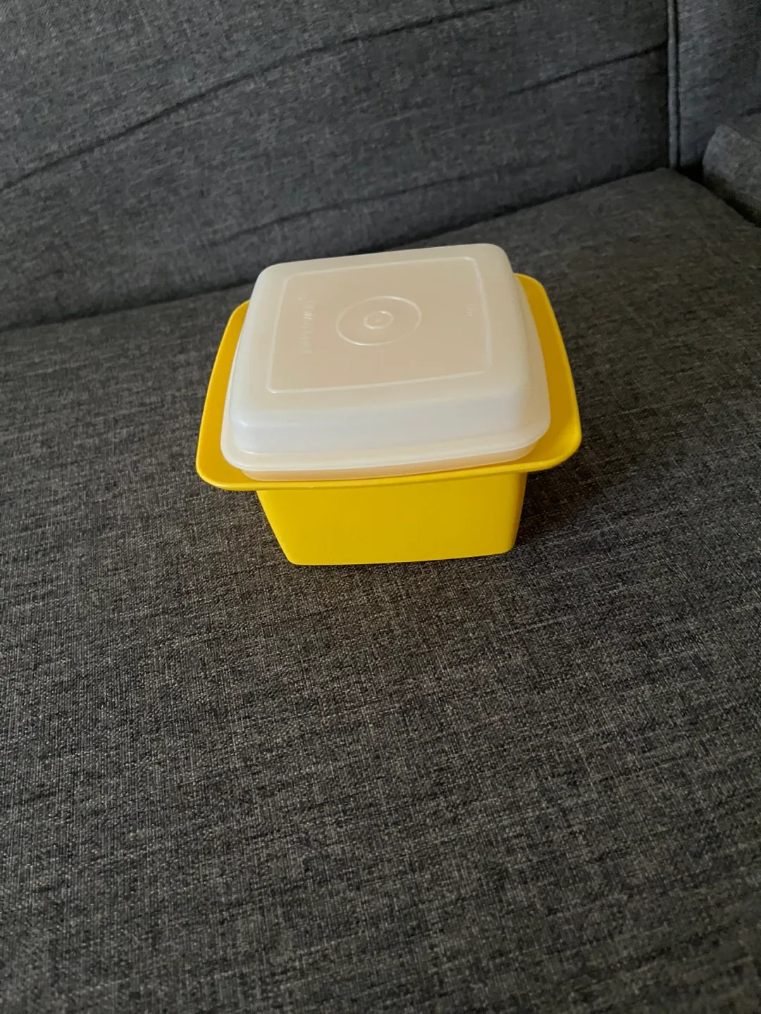 vintage Tupperware Square Jam/Butter Container thumbnail