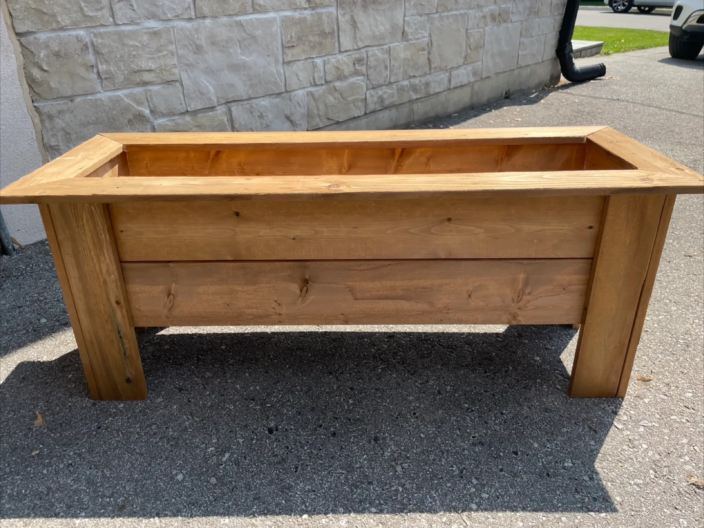 Wooden planter box thumbnail
