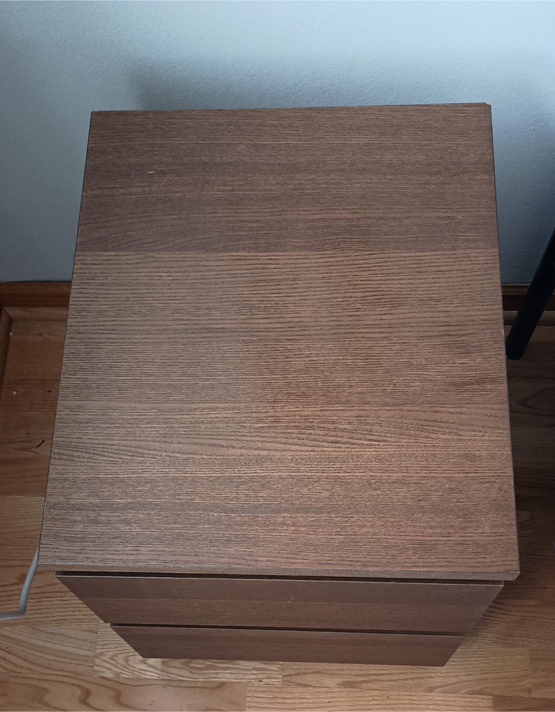 Wooden Nightstand with Drawers - photo 3