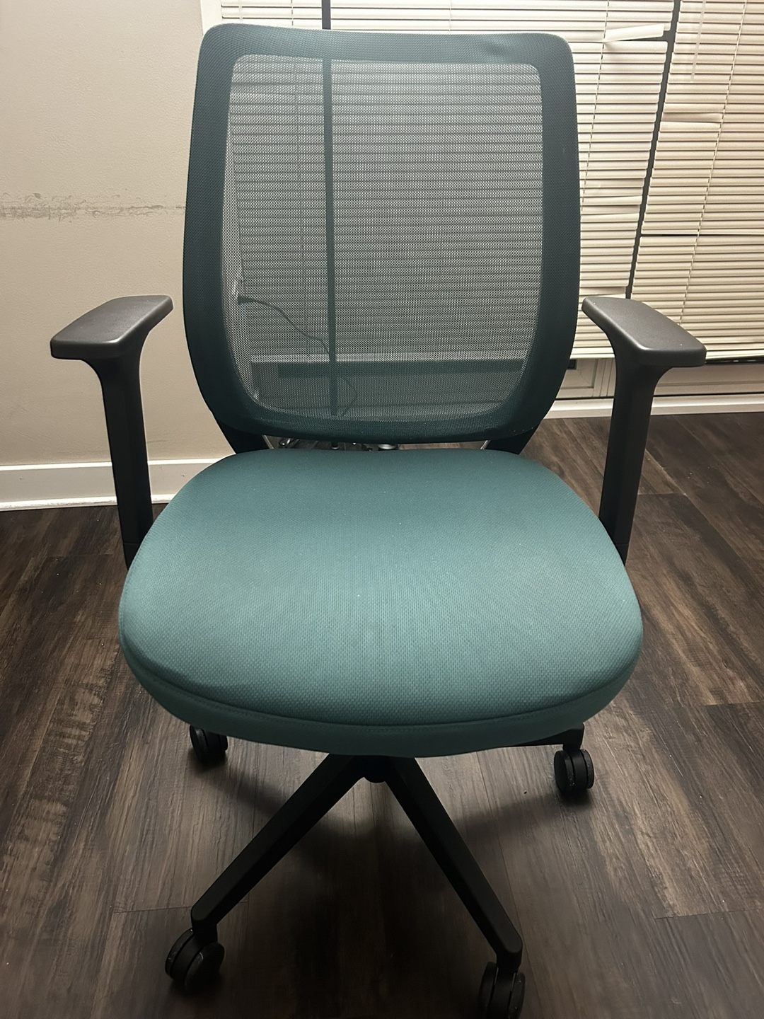 Teal Mesh Office Chair