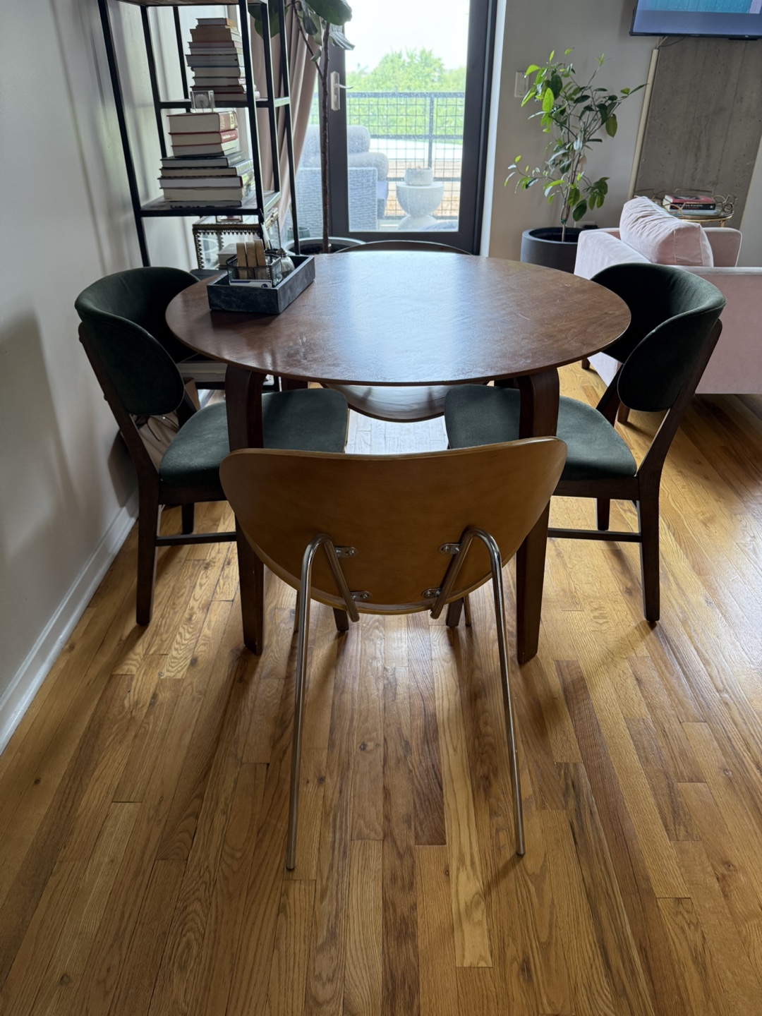 Round, Mid Century Modern Table