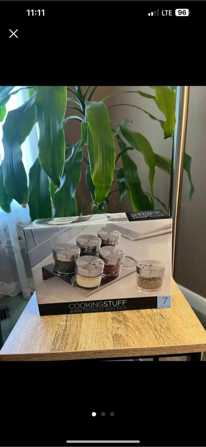 COOKING STUFF Gusto Magnetic Spice Rack image indicator(2)