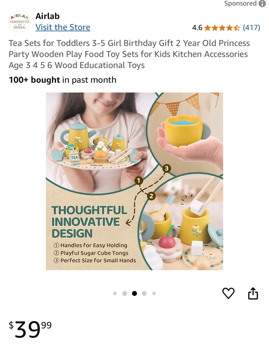 19 pieces AirLab Afternoon Tea Set Toy image indicator(3)