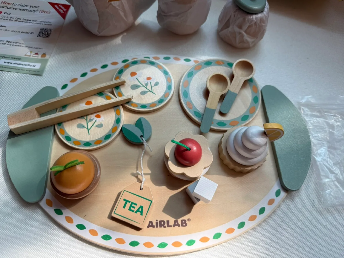 19 pieces AirLab Afternoon Tea Set Toy image indicator(5)