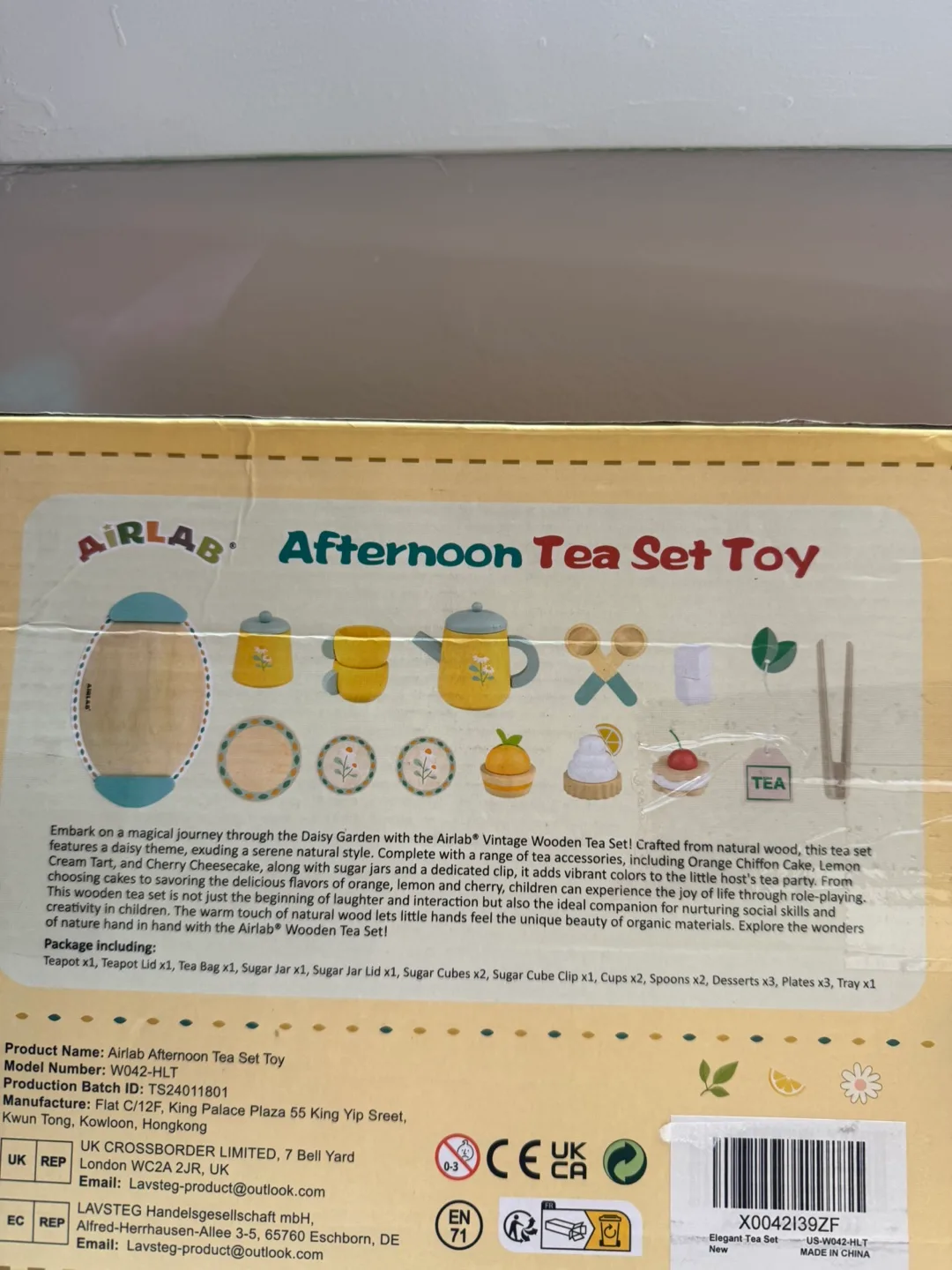 19 pieces AirLab Afternoon Tea Set Toy image indicator(8)