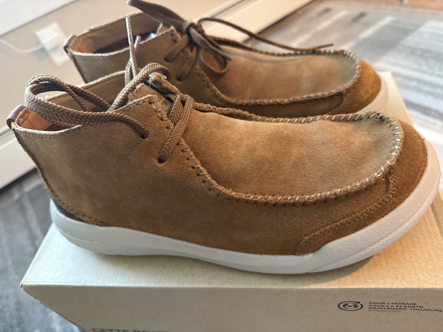 Clarks Driftway Top Suede Shoes - 10.5M - photo 3