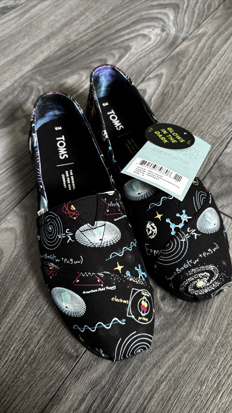 TOMS Glow in the Dark Cosmic Wonder Print Shoes