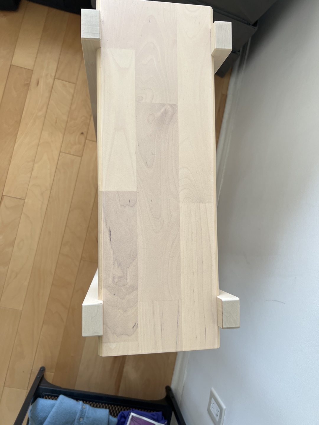Wooden shelf unit - photo 2