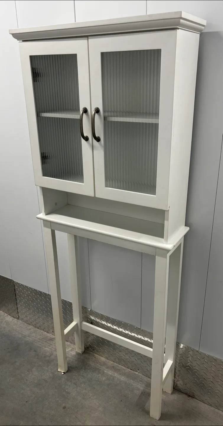 Tall White Bathroom Storage Cabinet thumbnail