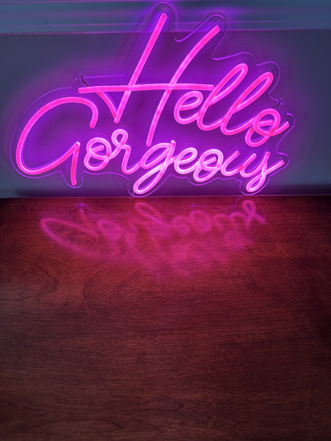 Hello Gorgeous Neon Sign - photo 2
