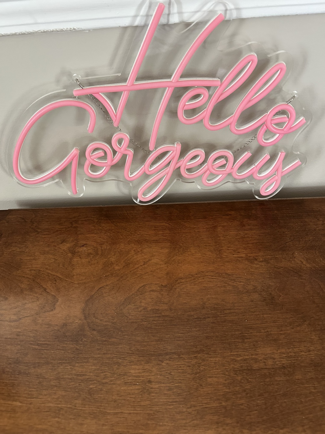 Hello Gorgeous Neon Sign