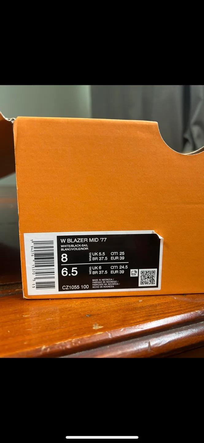 Nike Blazer '77 Mid Vintage - Size 8 BRAND NEW image indicator(2)