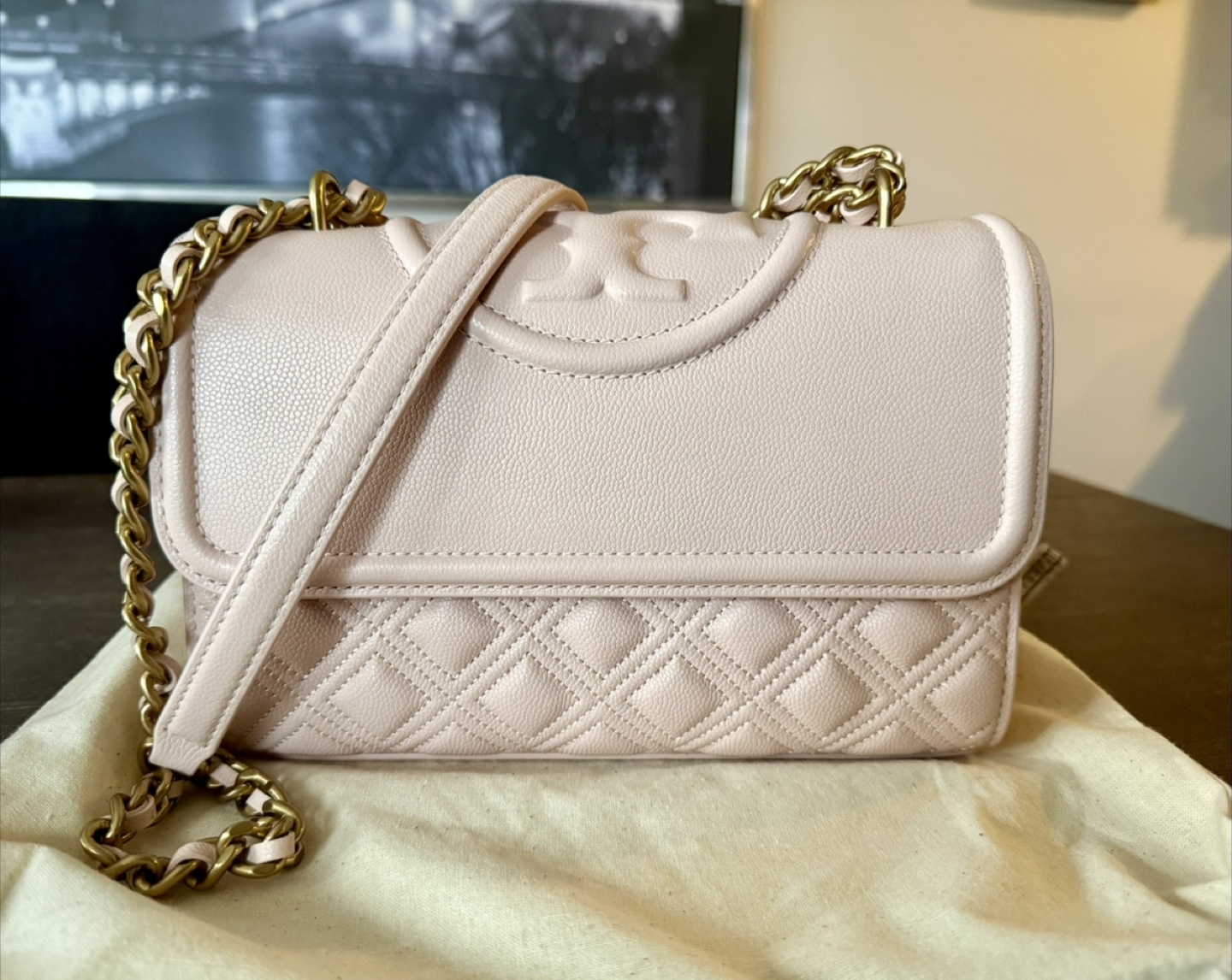 BNWOT - Tory Burch Small Fleming Convertible Shoulder Bag