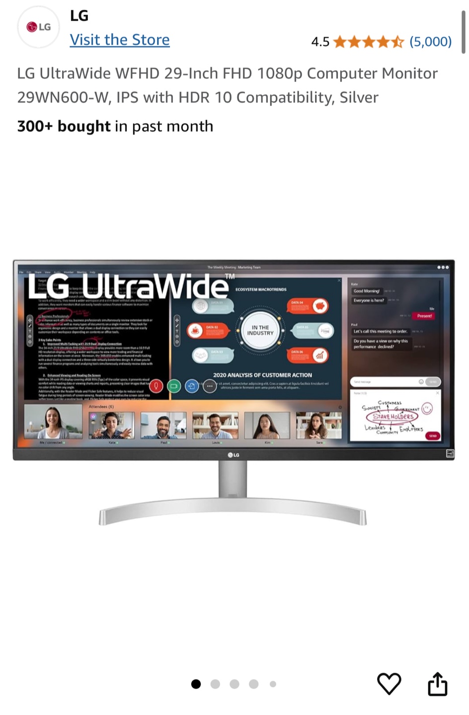 LG Monitor, Vivo Monitor Arm, & Monitor Light - photo 3