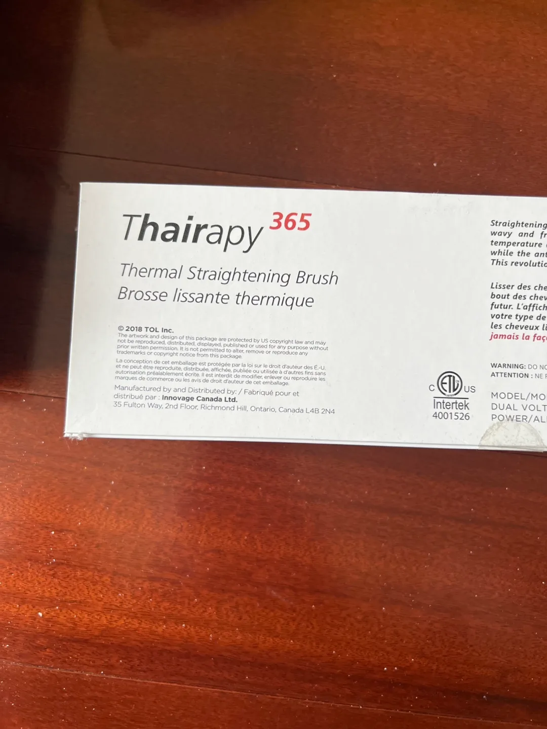 Thairapy 365 Thermal Straightening Brush image indicator(2)