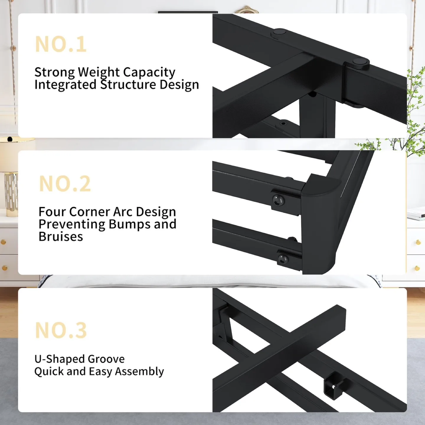 New Vaciwe Box Springs Twin XL 6 Inch image indicator(4)