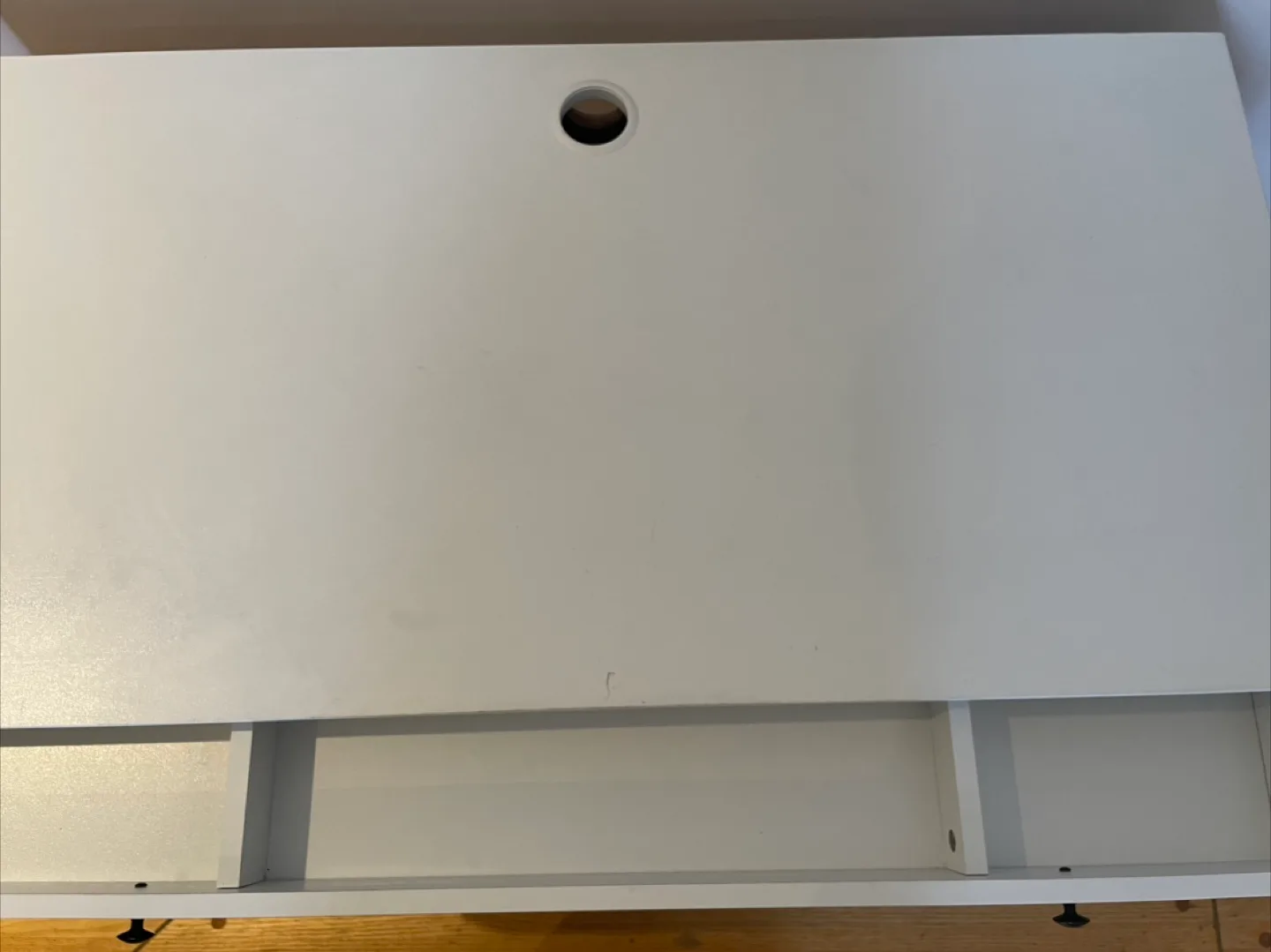 Modern Office Desk with Drawer and Hairpin Legs image indicator(8)