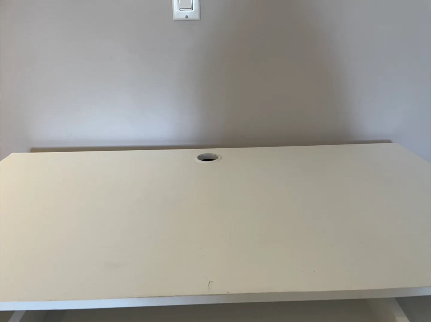 Modern Office Desk with Drawer and Hairpin Legs image indicator(7)