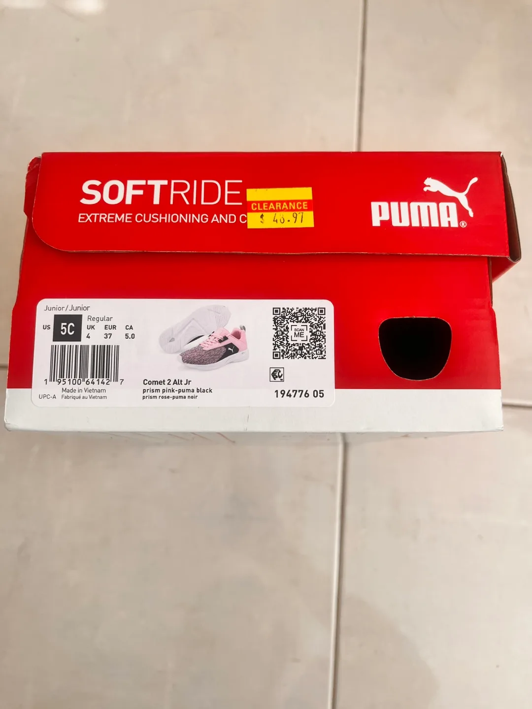 BNIB Puma Comet 2 Alt Jr. Sneakers, size 5C youth image indicator(3)