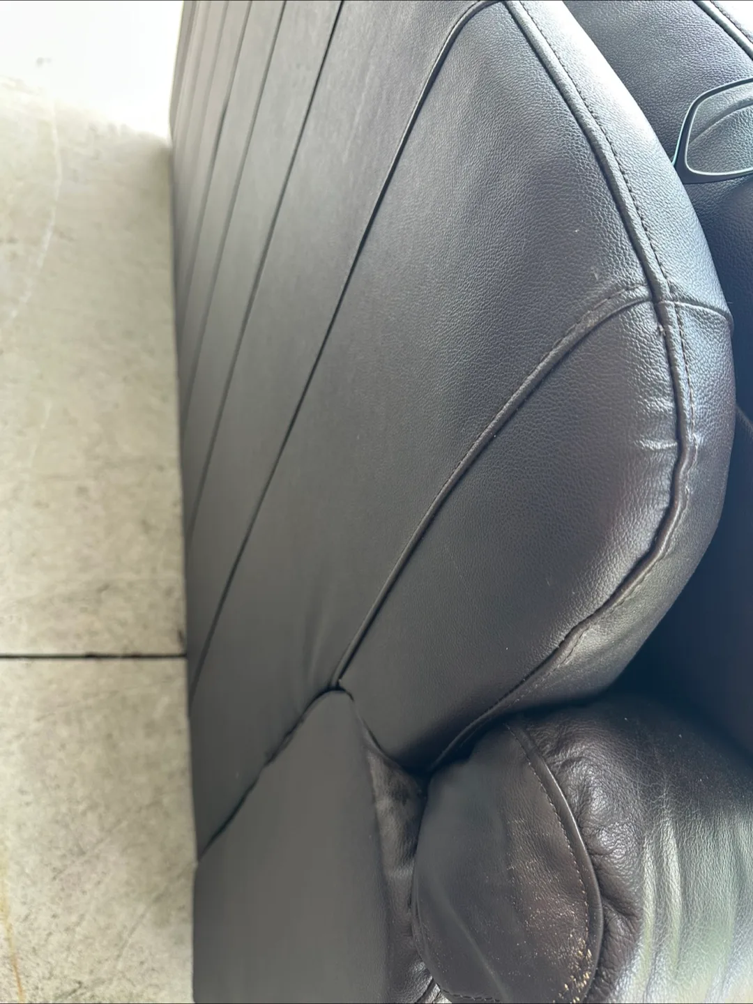 Brown Leather Sofa image indicator(10)