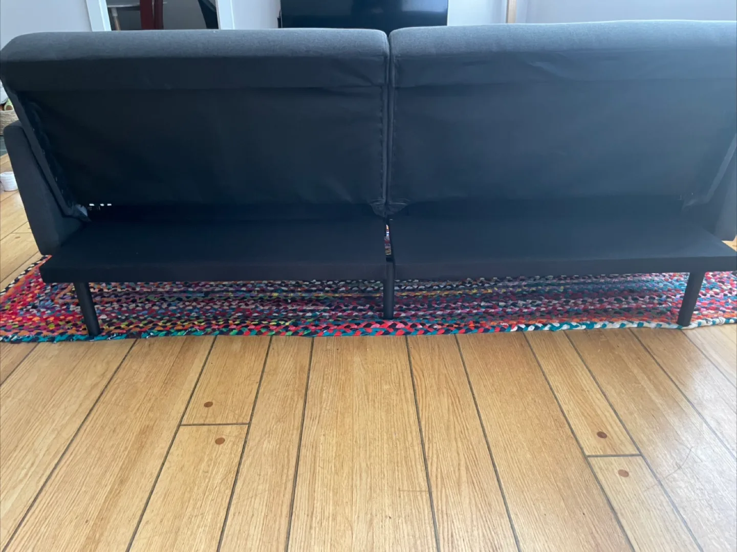 Stylish Grey Convertible Sofa Bed image indicator(7)