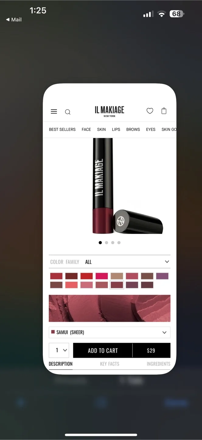 IL MAKIAGE Rave Super Sheer Lip Color image indicator(4)