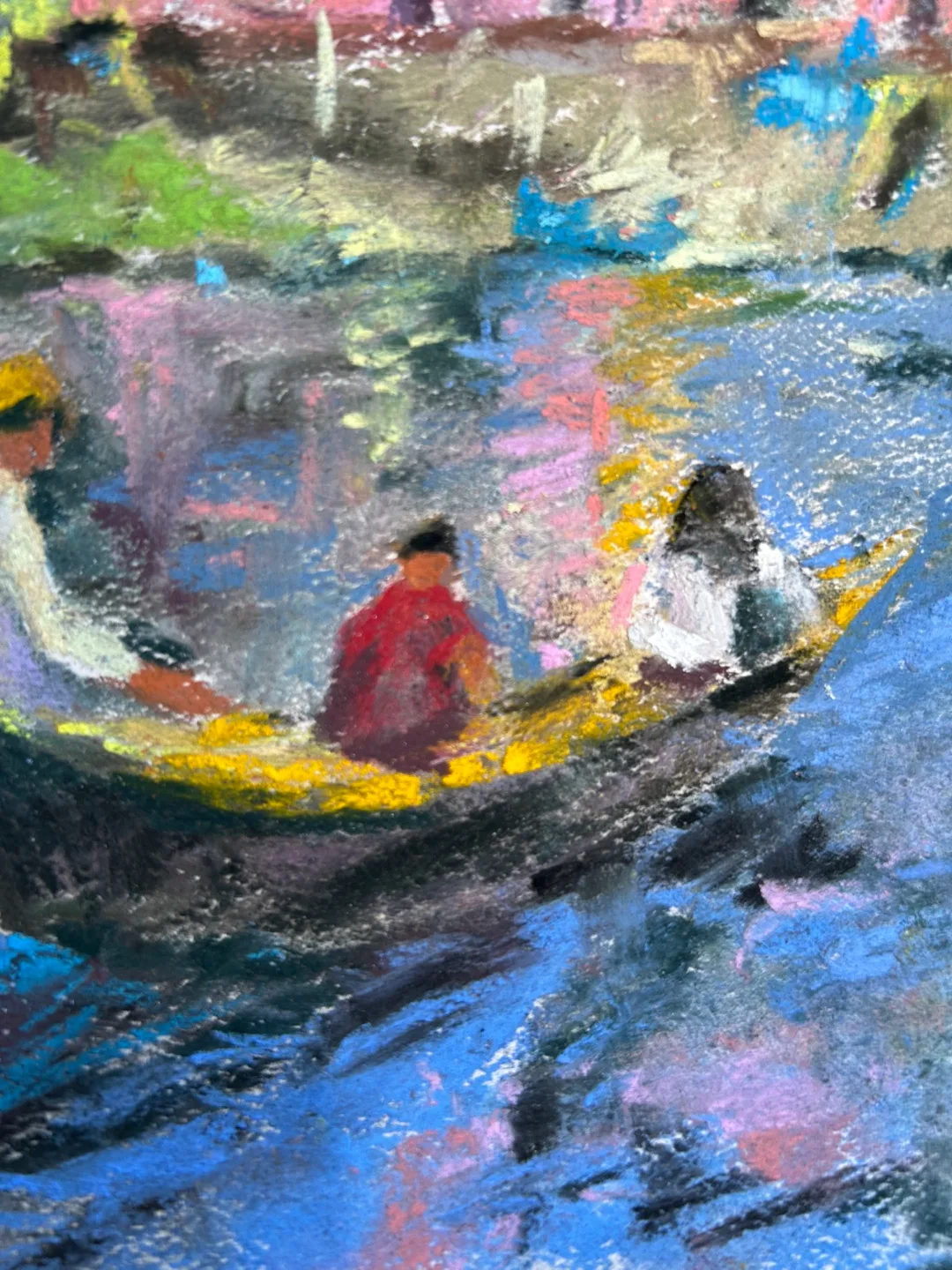 “Journey to Pink Castle” Original Pastel Painting image indicator(6)