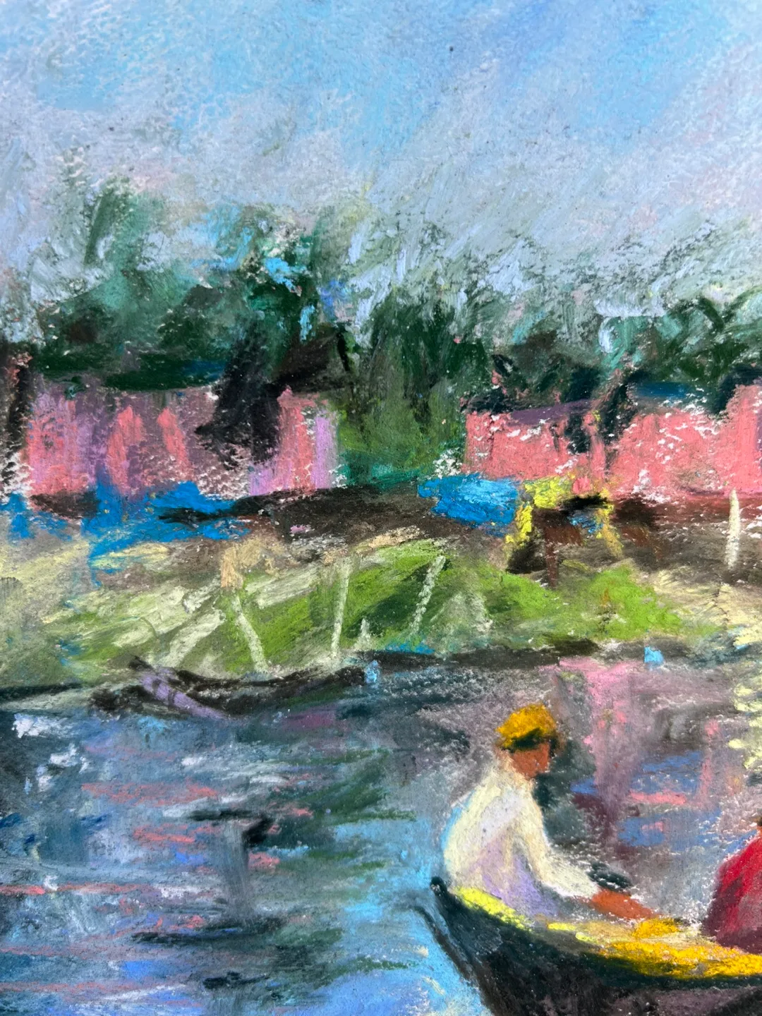 “Journey to Pink Castle” Original Pastel Painting image indicator(3)