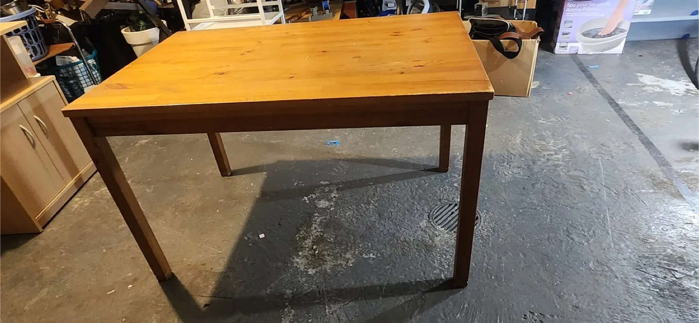 Wooden Square Table thumbnail